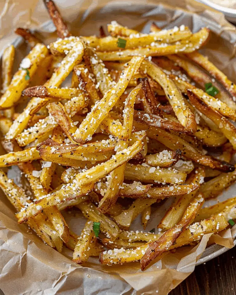 Air Fryer Garlic Parmesan French Fries