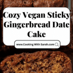 Vegan Sticky Gingerbread Date Cake Recipe