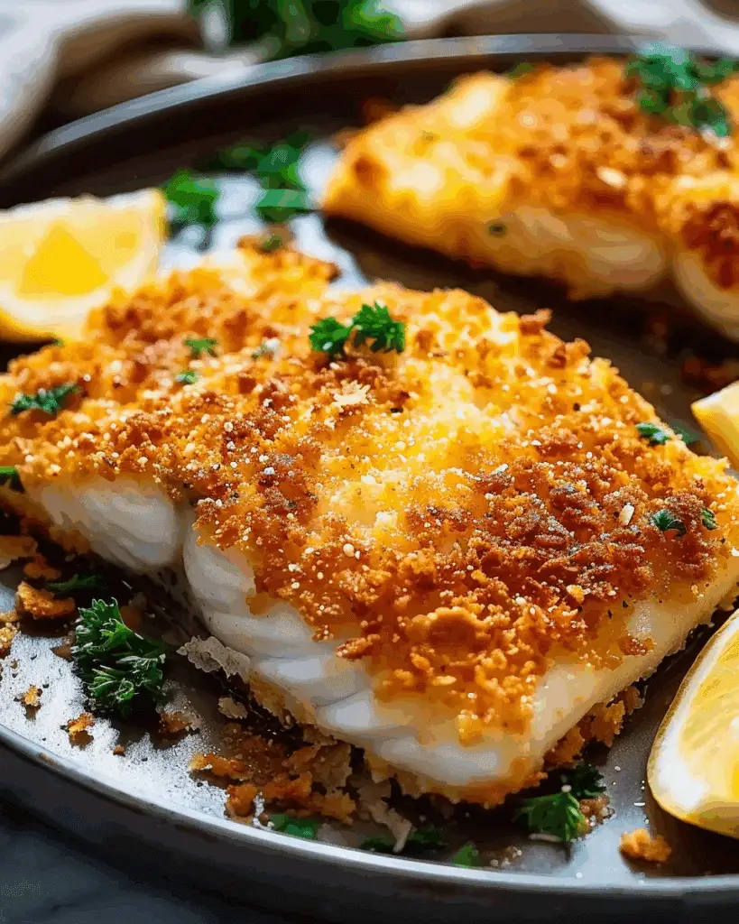 Crispy Parmesan Crusted Fish