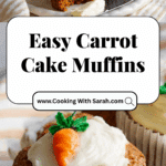 Carrot Cake Muffins (Oven or Air Fryer!) Recipe