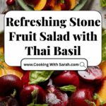 Stone Fruit Salad with Thai Basil Yogurt Recipe