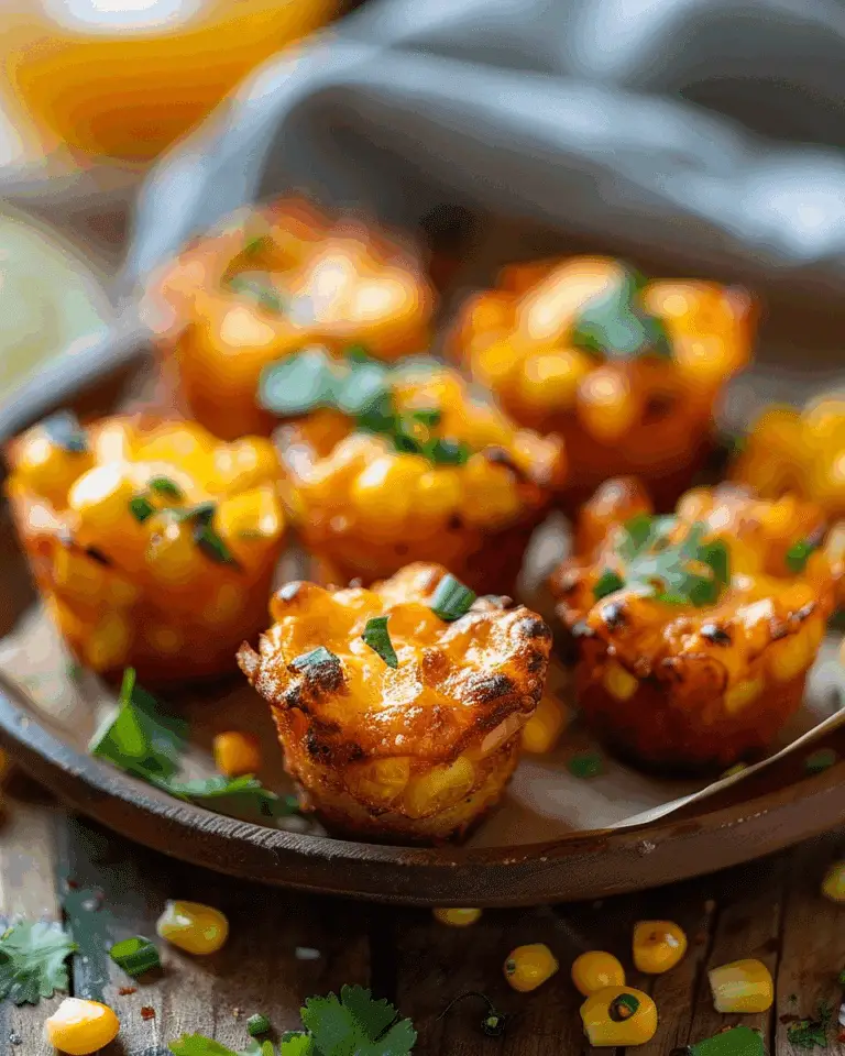 Easy Spicy Mexican Corn Bites