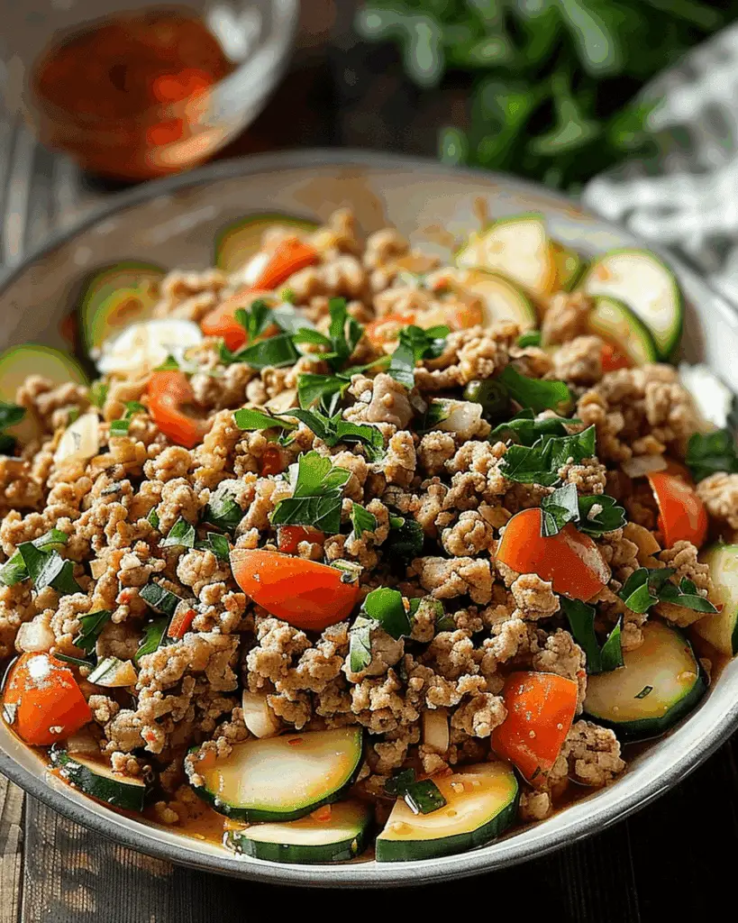 Flavorful Ground Turkey