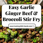 Garlic Ginger Ground Beef + Frozen Broccoli Stir Fry Recipe