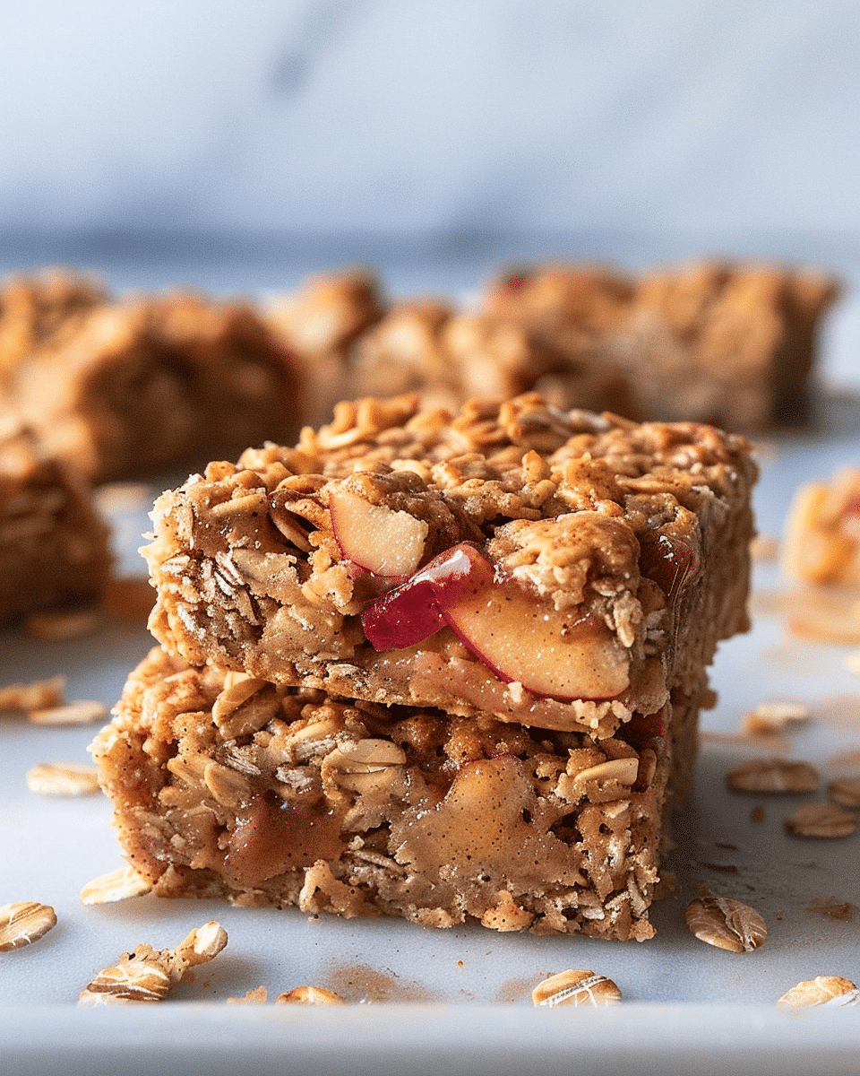 Apple Cinnamon Oatmeal Bars