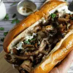vegan philly cheesesteak