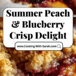 Your Amazing Peach & Blueberry Crisp Recipe