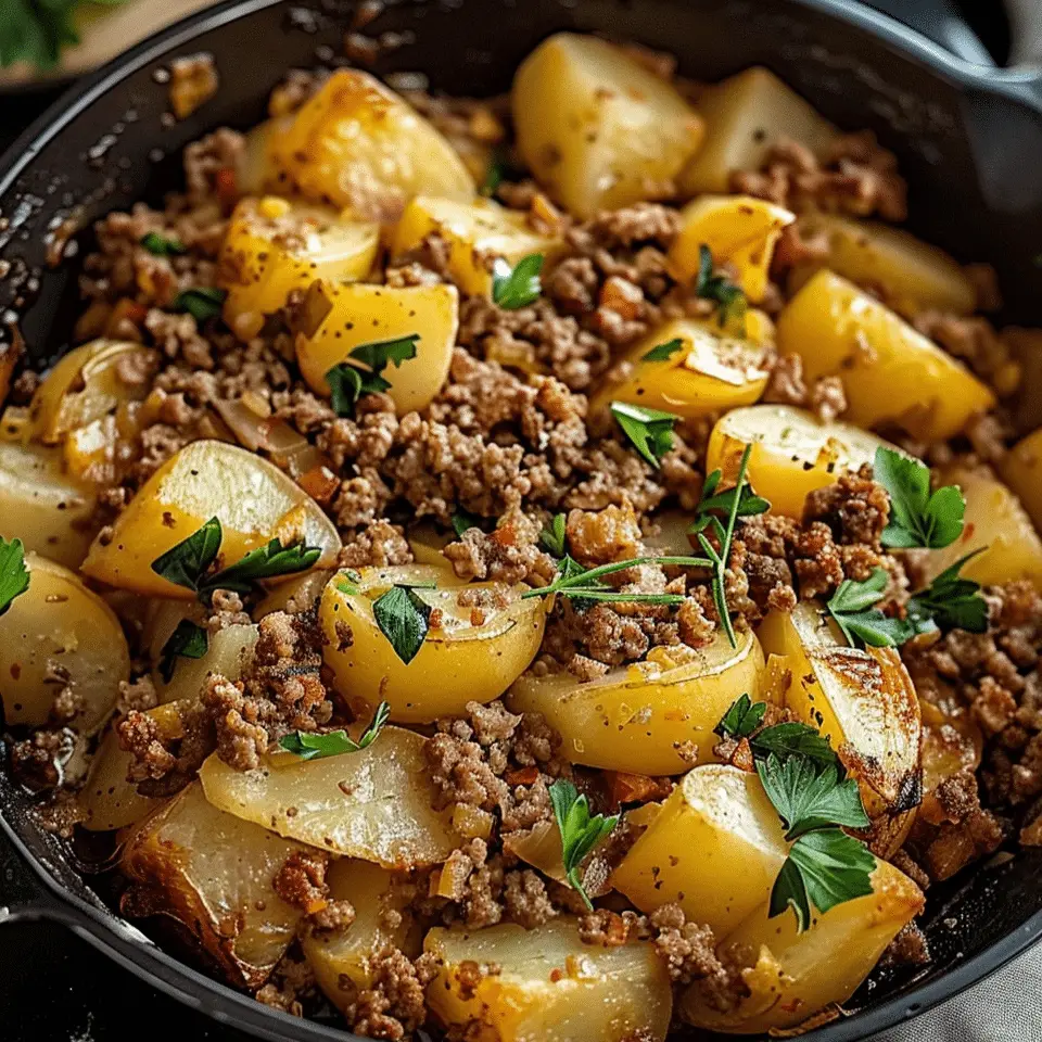 Ground Turkey with Potatoes