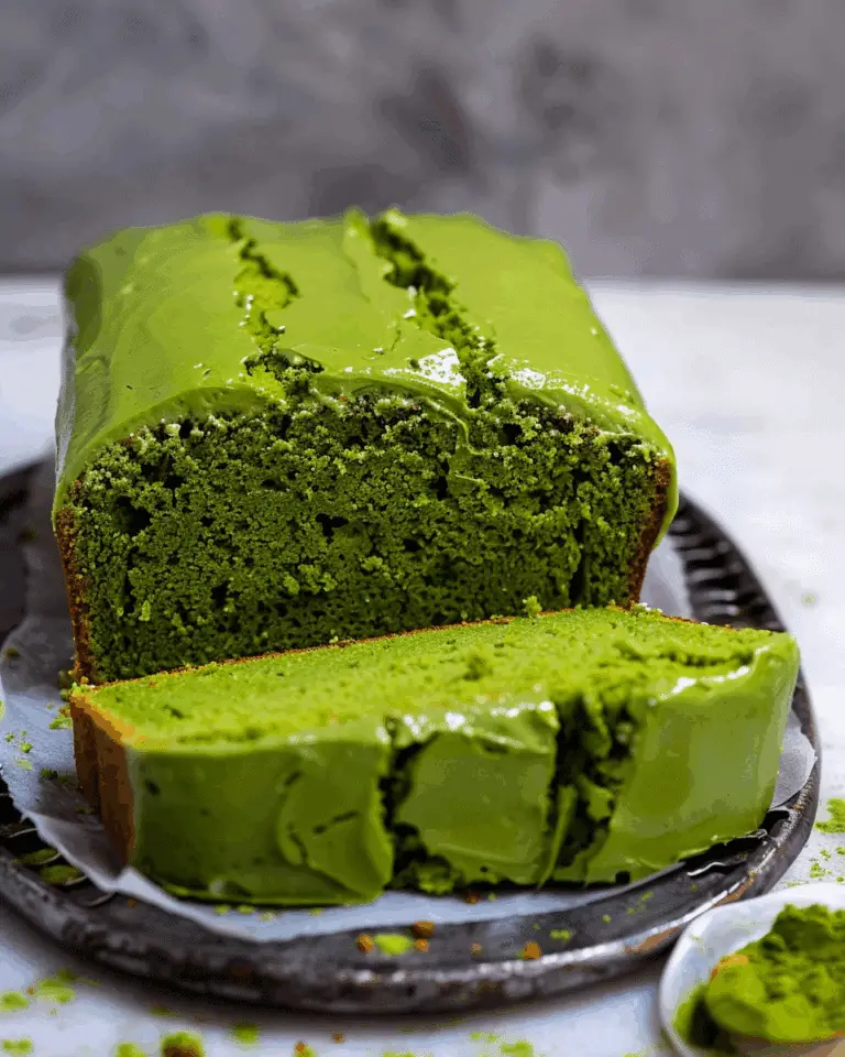 Vegan Matcha Pound Cake