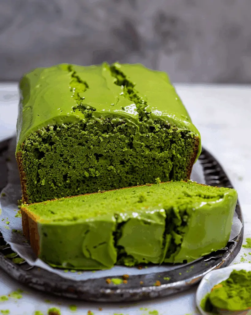 Vegan Matcha Pound Cake