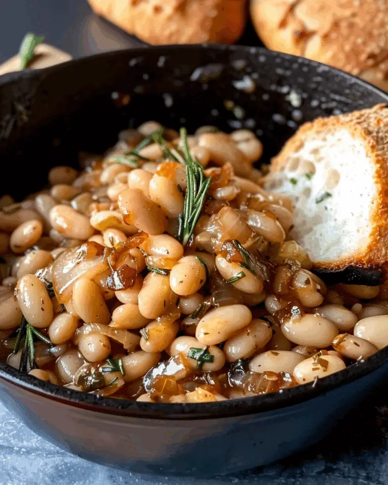 Caramelized Onion White Beans 