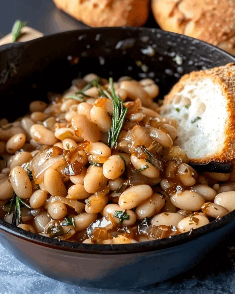Caramelized Onion White Beans 