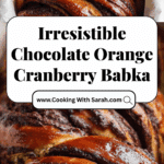 Chocolate Orange Cranberry Babka Recipe