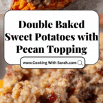 Pecan pie double baked sweet potatoes Recipe