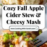 Fall Apple Cider Stew over Mashed Potatoes Recipe