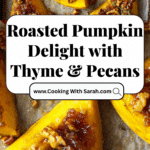 Roasted Pumpkin with Thyme, Honey & Pecans Recipe