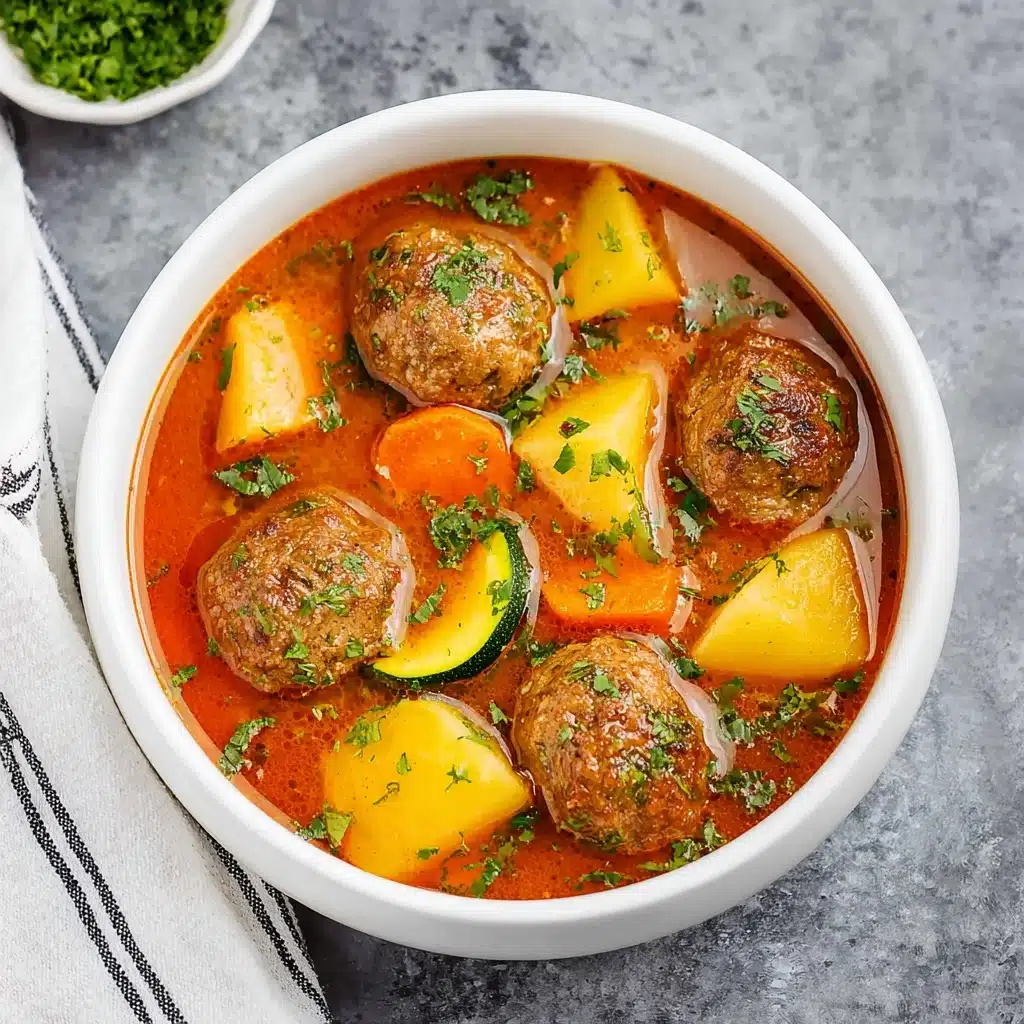 Albondigas Soup (Mexican meatball soup) Recipe - Recipe Image
