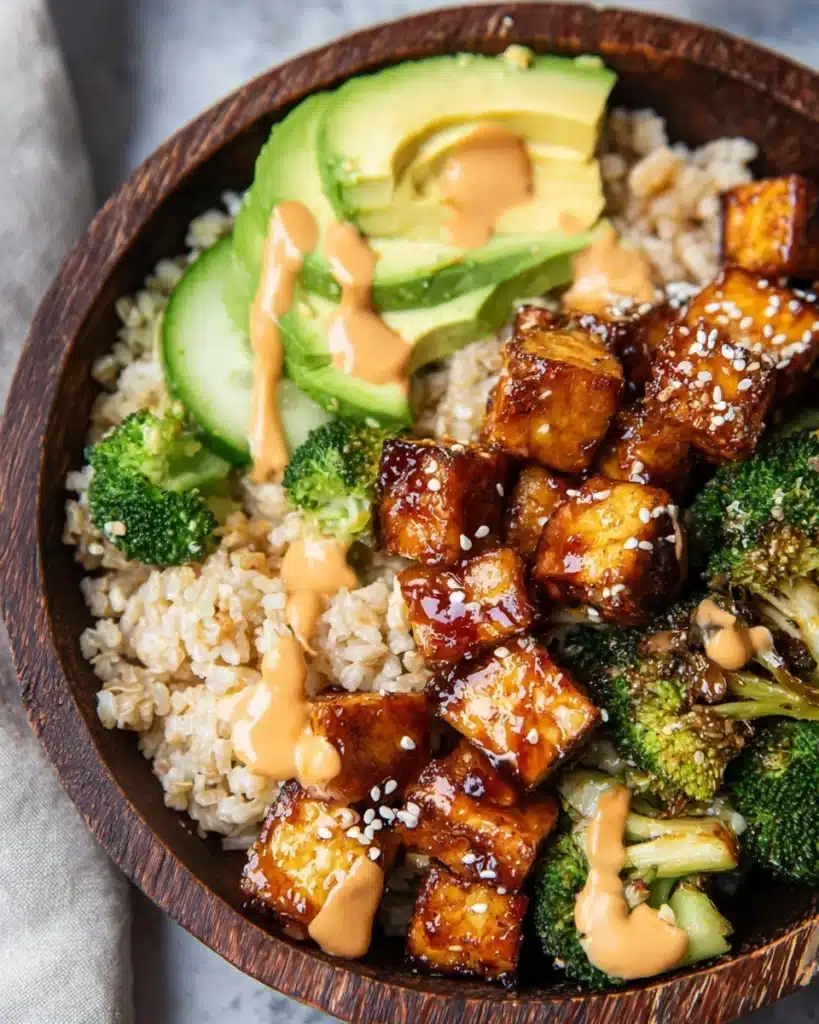 Crispy Bang Bang Salmon Bites Bowls Recipe