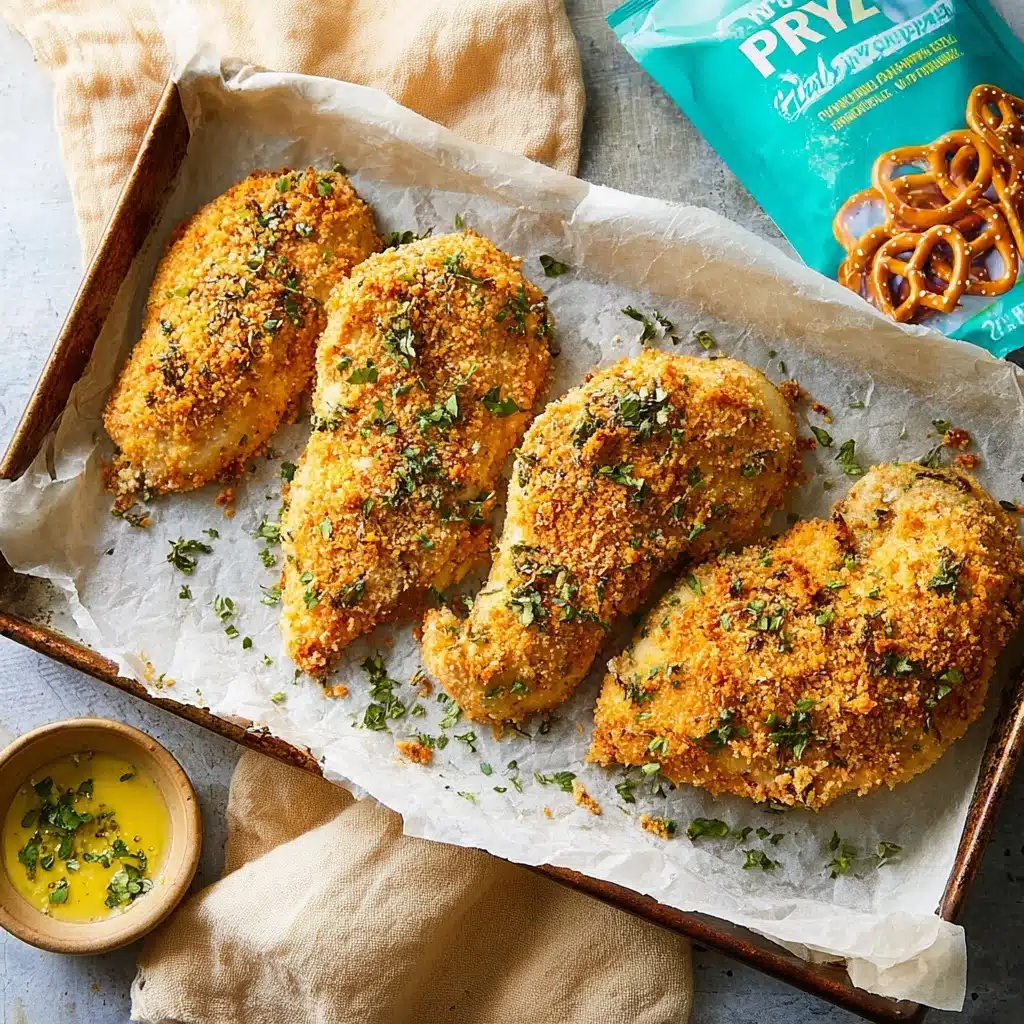Grain-Free Pretzel-Crusted Baked Chicken Recipe - Recipe Image