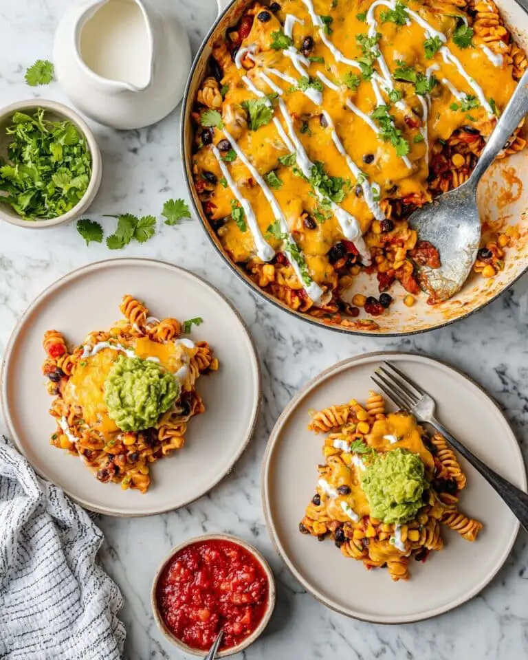 Chicken Enchilada Pasta Bake Recipe