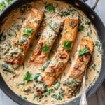 Salmon Skillet with Sun-Dried Tomato Cream Sauce Recipe
