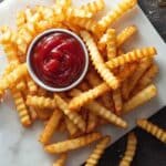 Air Fryer Frozen Crinkle Fries Recipe