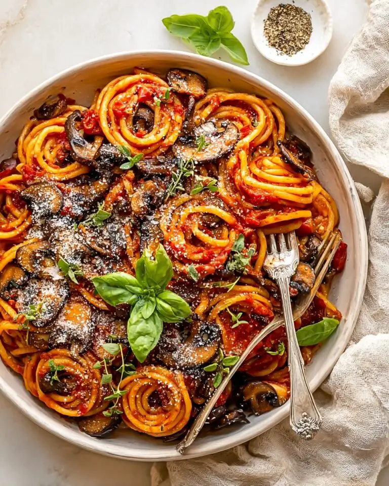 Mushroom Sauce for Spaghetti Recipe