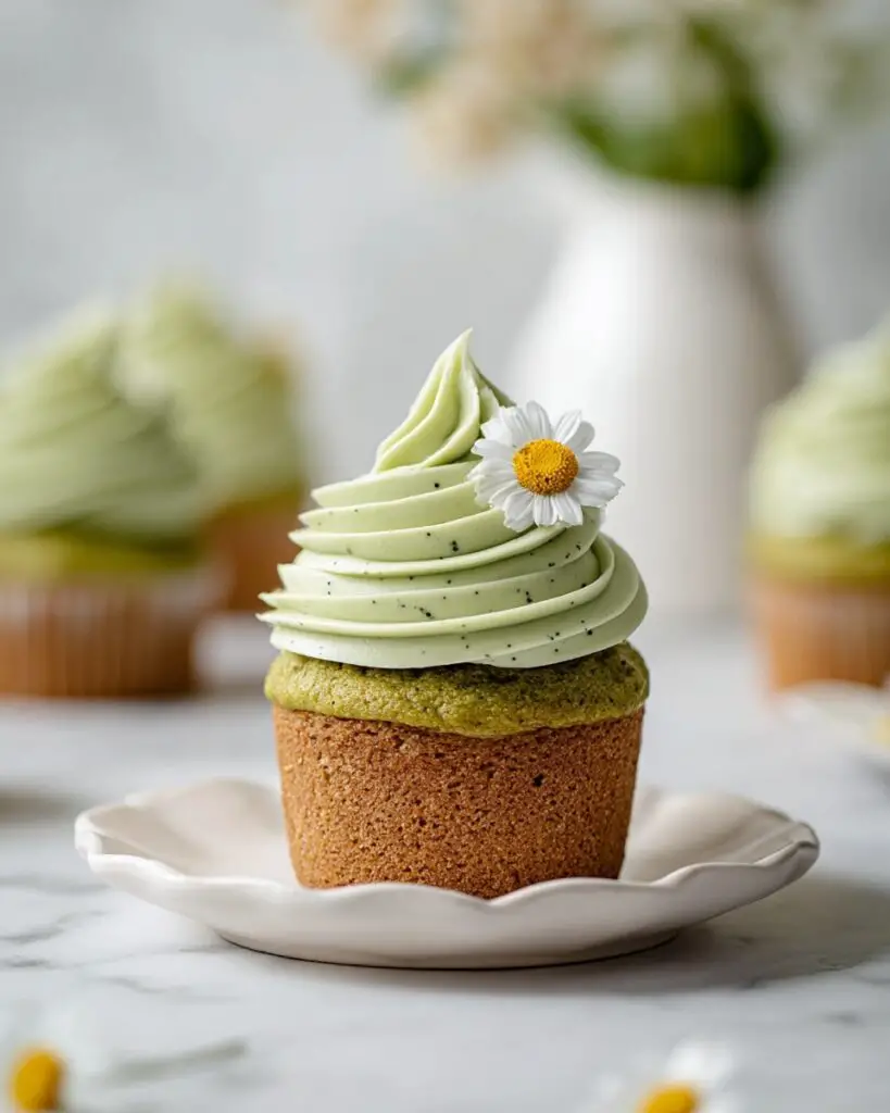 Matcha Cupcakes with Matcha Ganache Frosting Recipe