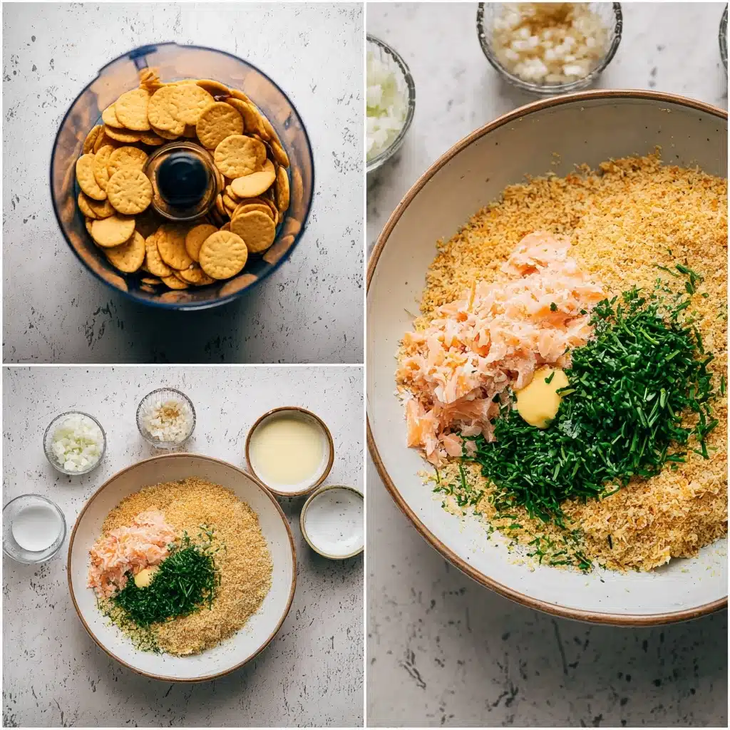 Pan Seared Salmon Cakes with Creamy Yogurt Sauce Recipe 4 Pan Seared Salmon Cakes with Creamy Yogurt Sauce Recipe - Recipe Image