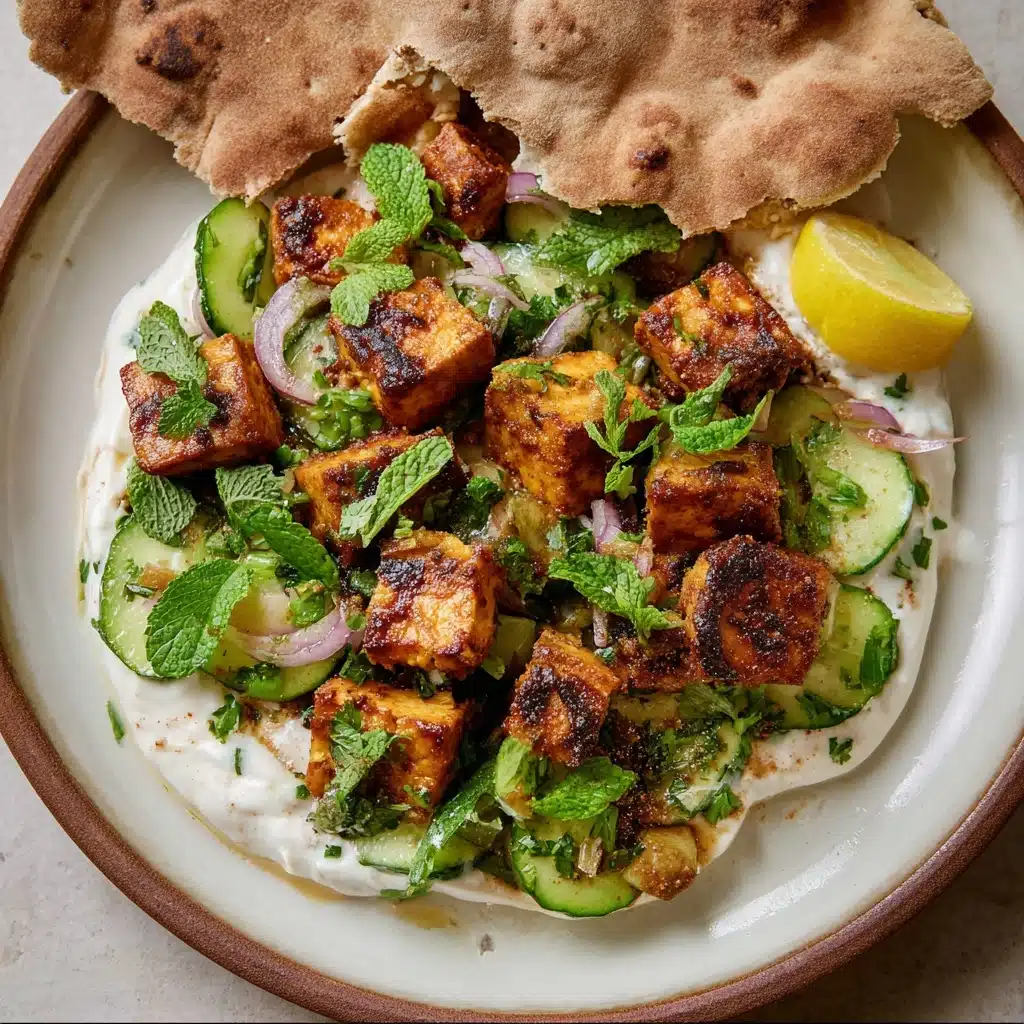 Lemon Glazed Cucumber Tofu Salad Recipe 5 Lemon Glazed Cucumber Tofu Salad Recipe - Recipe Image