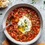 Homemade Tomato Rice Soup Recipe