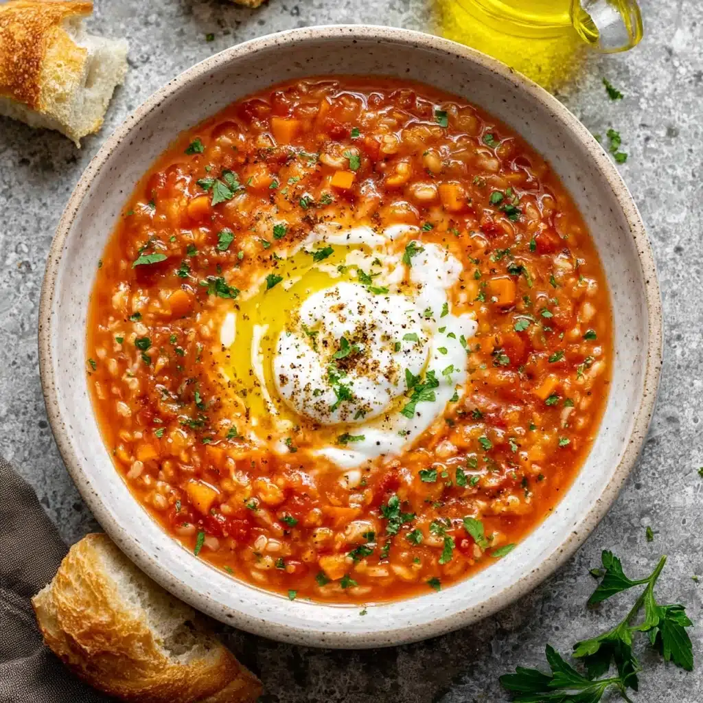 Homemade Tomato Rice Soup Recipe - Recipe Image