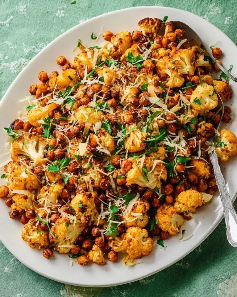 Crispy Sheet Pan Garlic Parmesan Cauliflower And Chickpeas Recipe 7 Crispy Sheet Pan Garlic Parmesan Cauliflower And Chickpeas Recipe