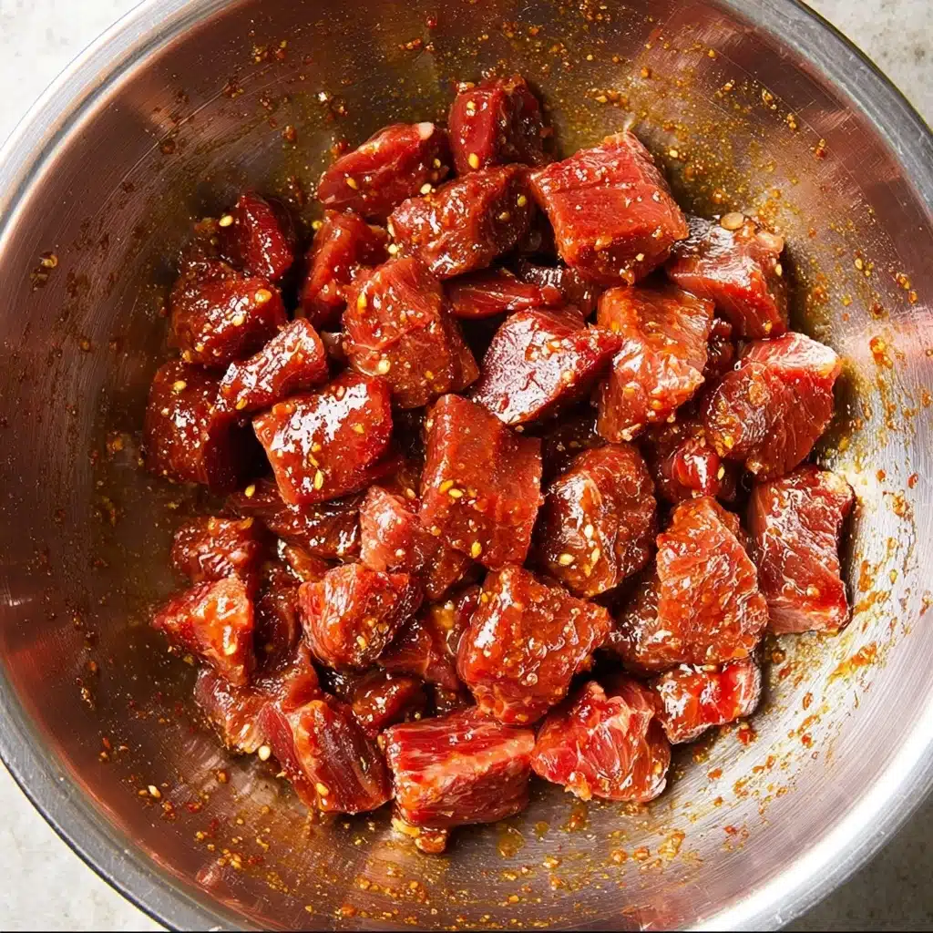 Air Fryer Steak Bites Recipe - Recipe Image