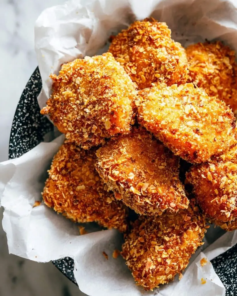 Crispy Baked Tofu Nuggets with Panko Breadcrumbs Recipe