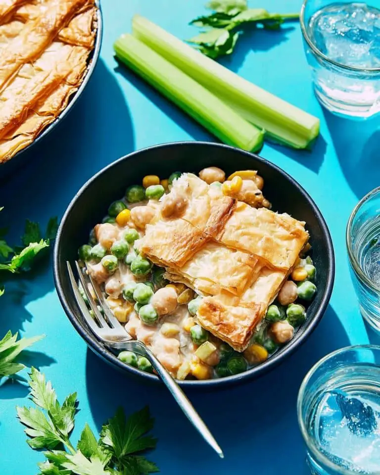 Easy Vegetarian Chickpea Pot Pie Recipe