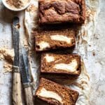 Maple Cream Cheese Swirled Pumpkin Bread Recipe