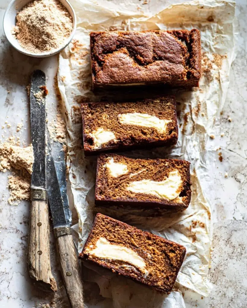 Maple Cream Cheese Swirled Pumpkin Bread Recipe