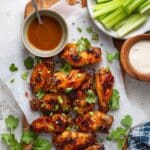 Air Fryer Hot Honey Butter Chicken Wings Recipe
