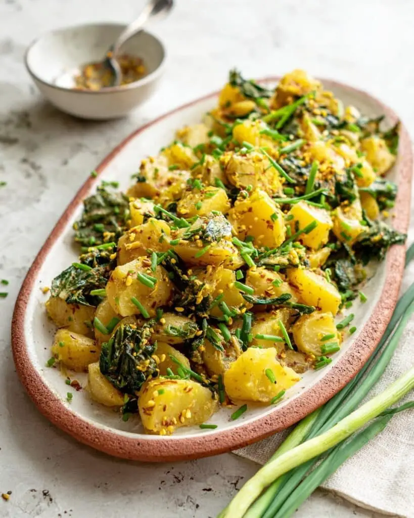 Warm Ramp Potato Salad Recipe