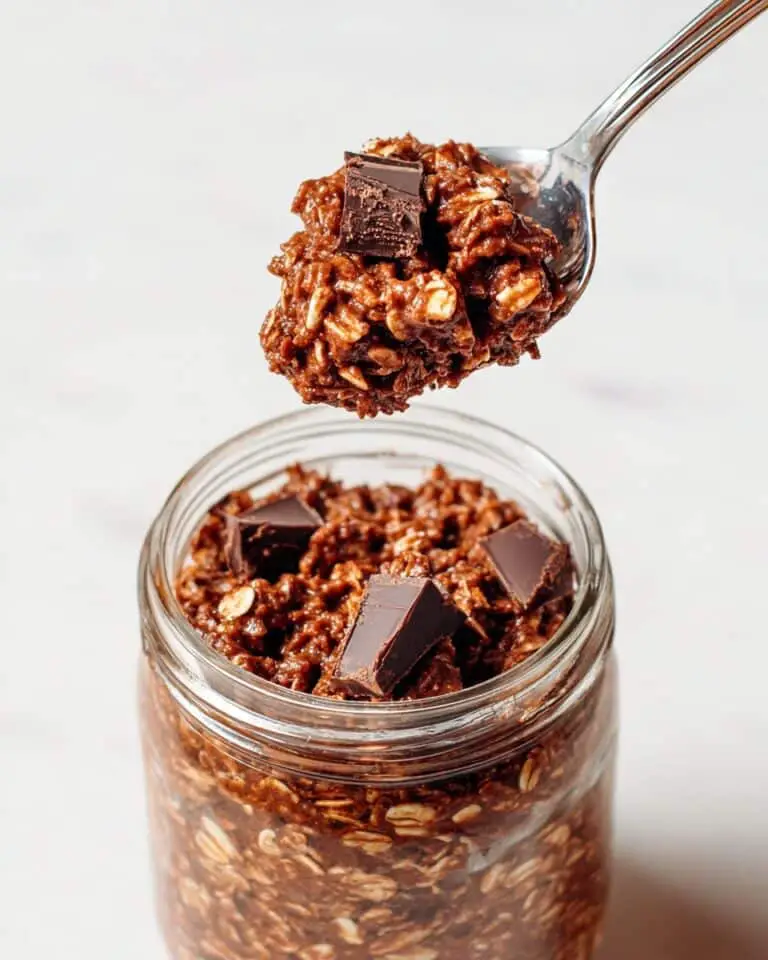 Chocolate Overnight Oats (Tastes Like Brownie Batter!) Recipe