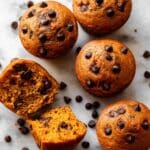 Healthy Pumpkin Chocolate Chip Muffins Recipe