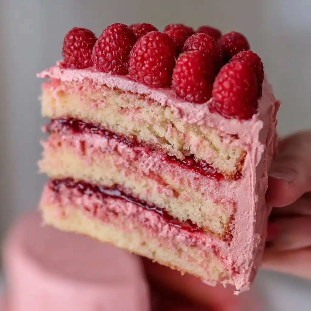 Fresh Raspberry Layer Cake Recipe 4 Fresh Raspberry Layer Cake Recipe - Recipe Image