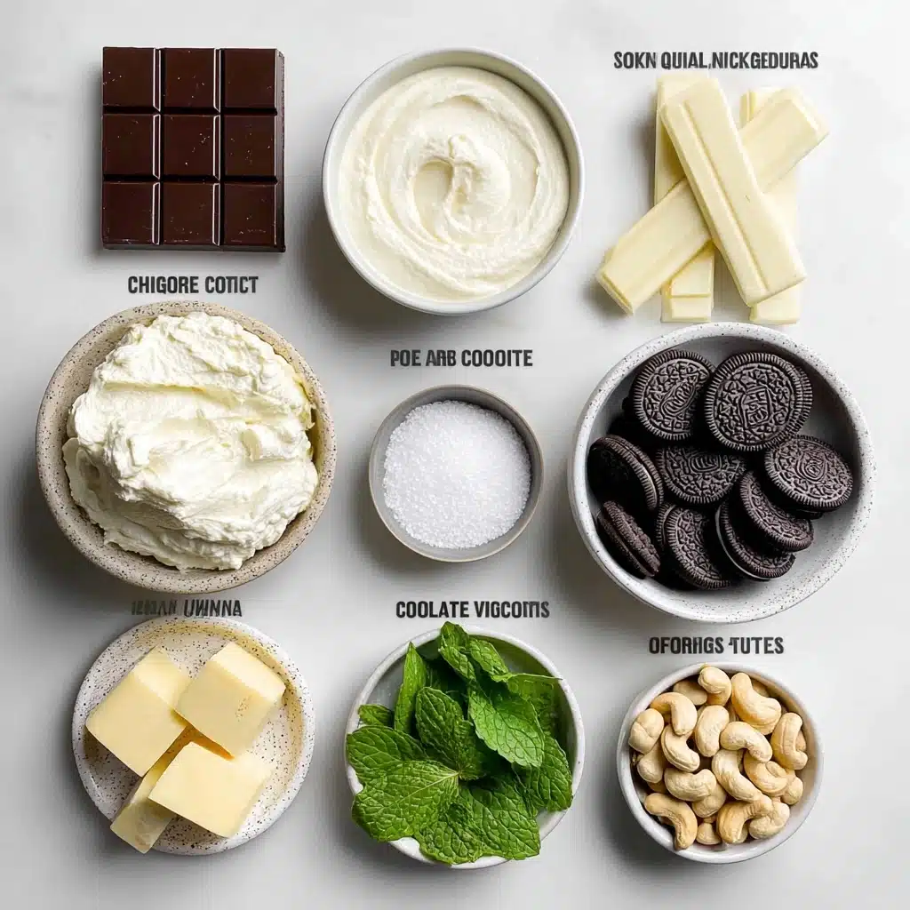 No-Bake Vegan Mint Chocolate Chip Cheesecake Recipe - Recipe Image