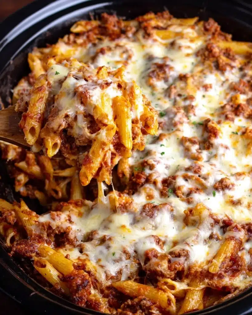 Crock Pot Baked Ziti Recipe