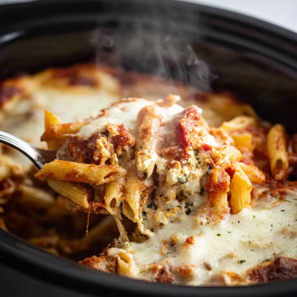 Crock Pot Baked Ziti Recipe 5 Crock Pot Baked Ziti Recipe - Recipe Image