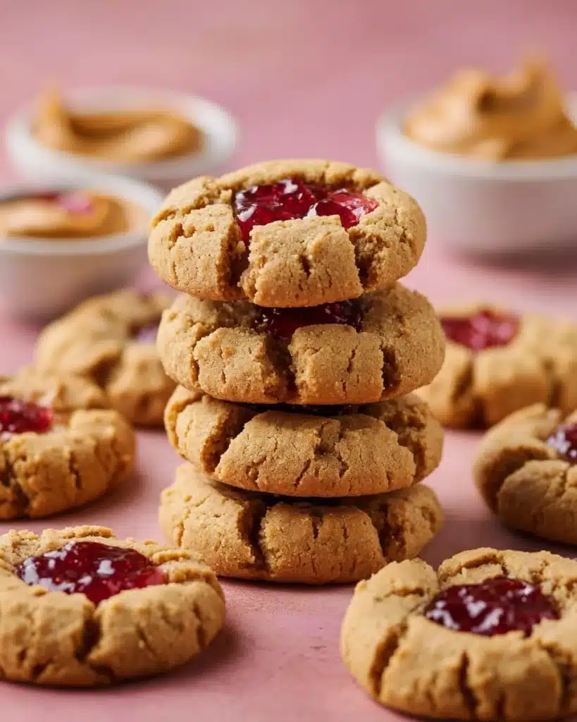 Peanut Butter and Jelly Cookies Recipe