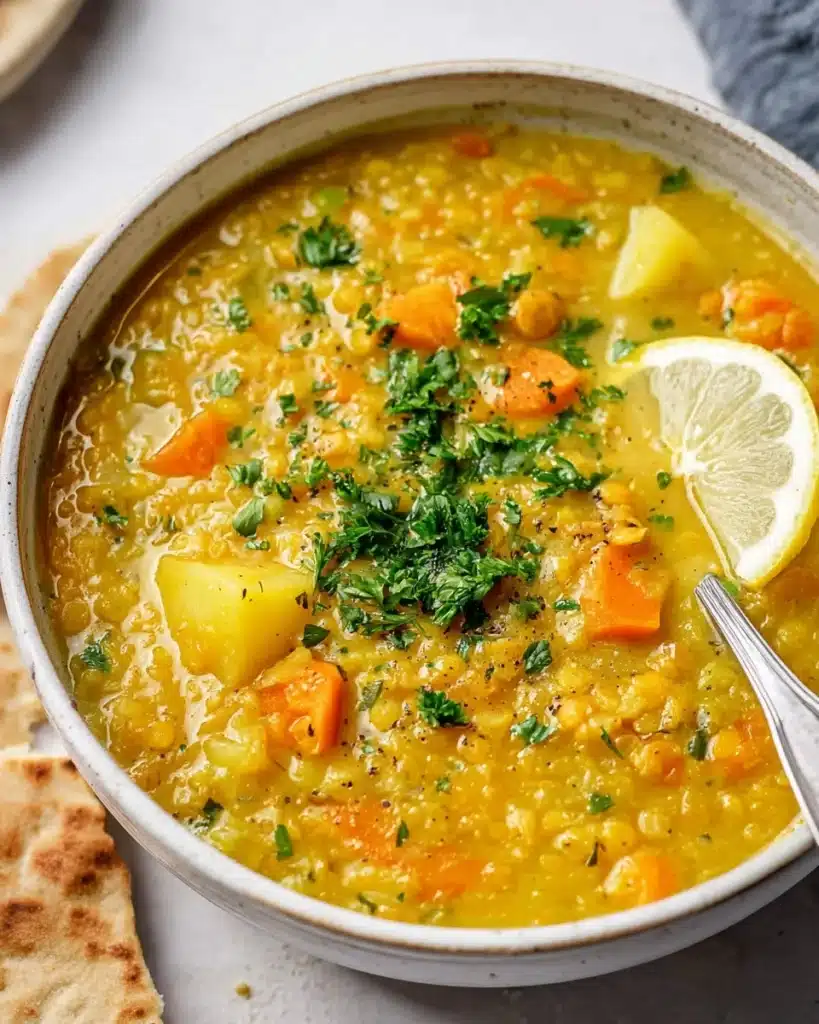 Easy Middle Eastern Red Lentil Soup Recipe
