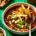 Creamy Chickpea Tortilla Soup (30 Minutes) Recipe