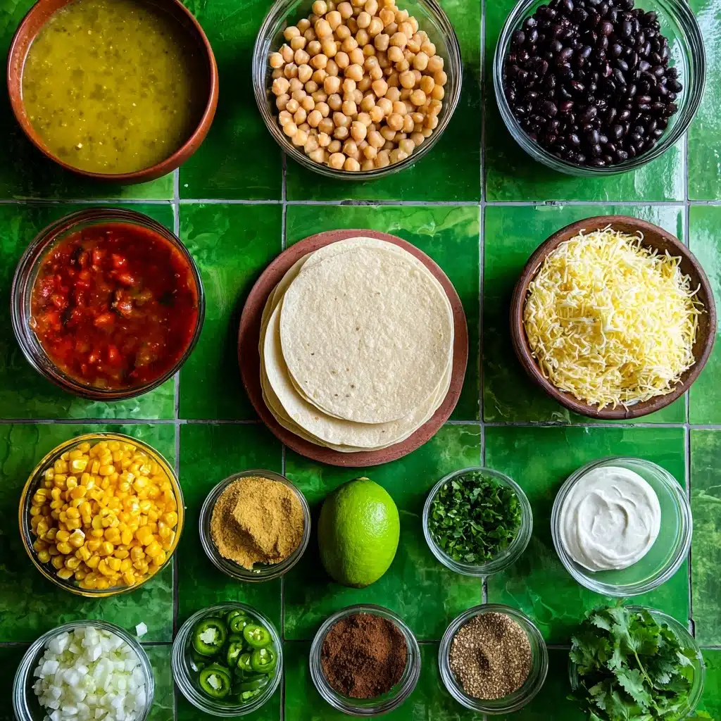 Creamy Chickpea Tortilla Soup (30 Minutes) Recipe - Recipe Image